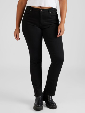 ONLY Carmakoma Slimfit Jeans 'ALICIA' i sort: forside