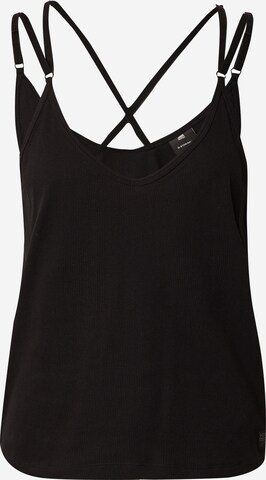 G-Star RAW Top in Zwart: voorkant