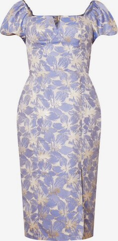 Chi Chi London Dress in Blue: front