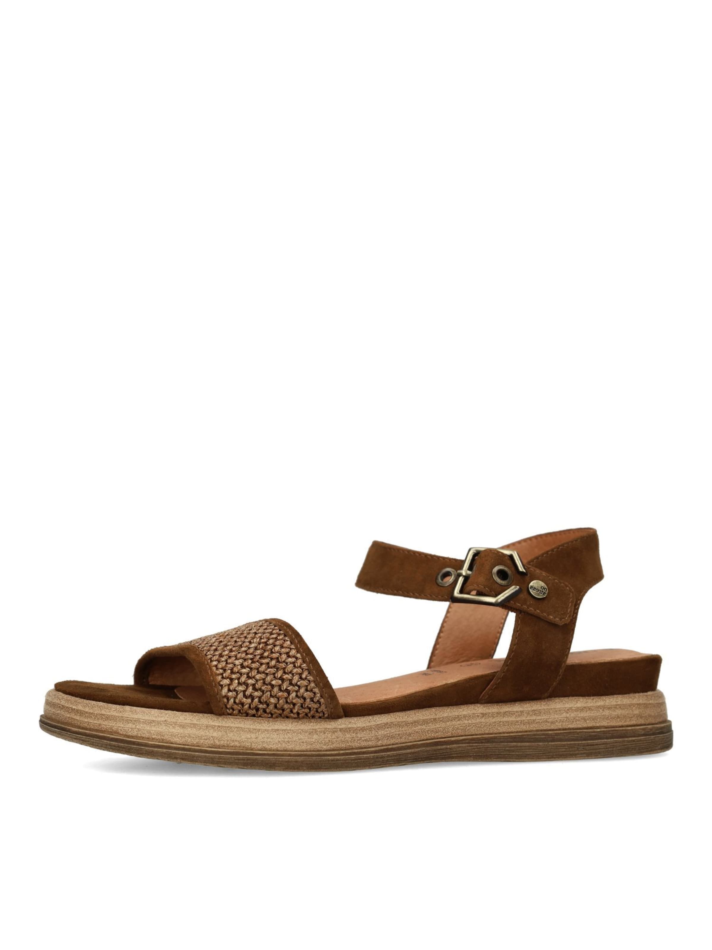 Sandales no stress en marron : devant