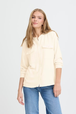 ICHI Bluse 'SOFFIE' in Beige