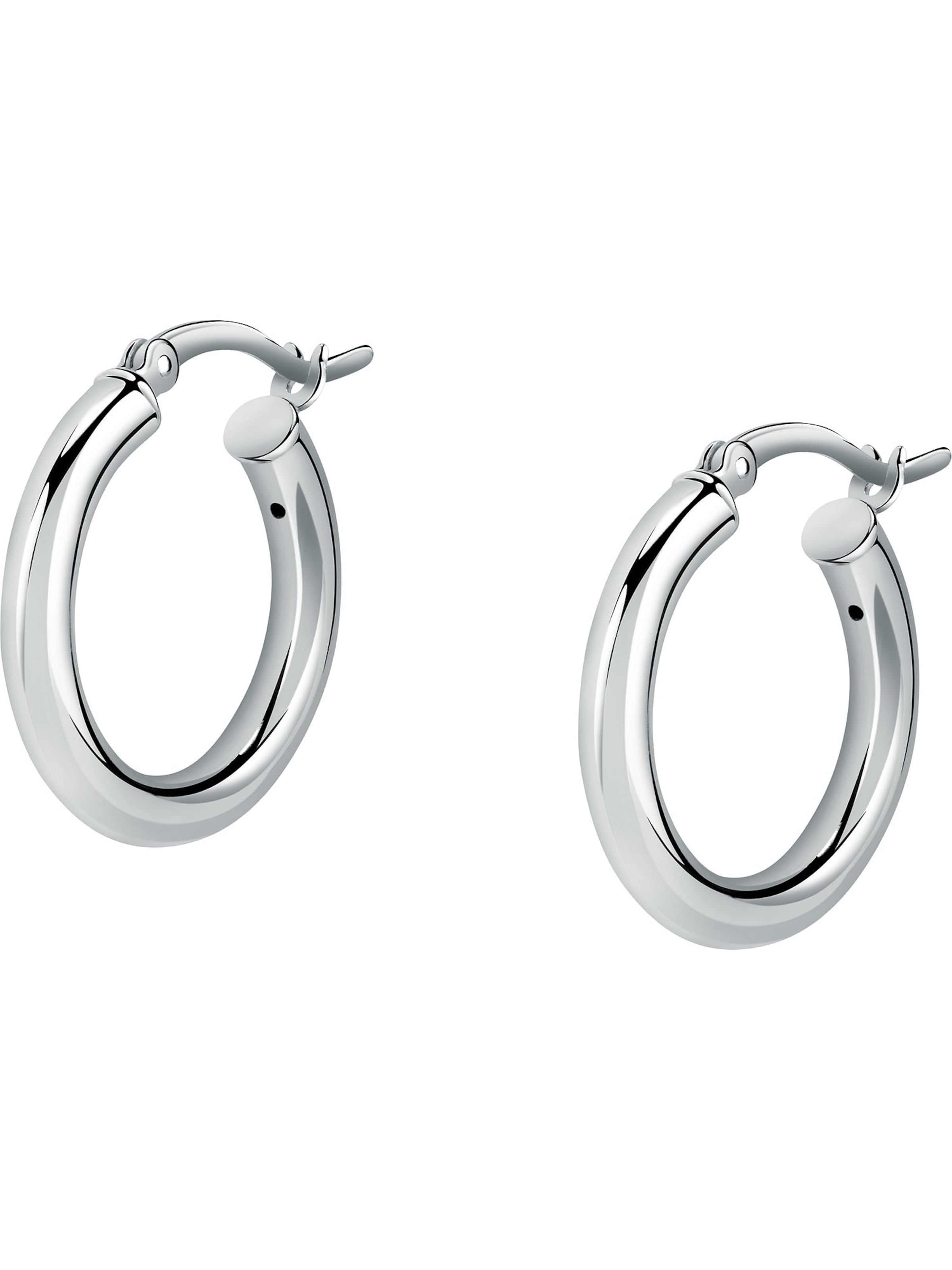 FAVS Earrings in Silver: front