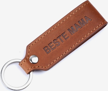 Benthill Key Ring 'Beste Mama' in Brown: front