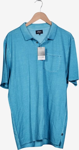 s.Oliver Poloshirt XXL in Blau: Vorderseite