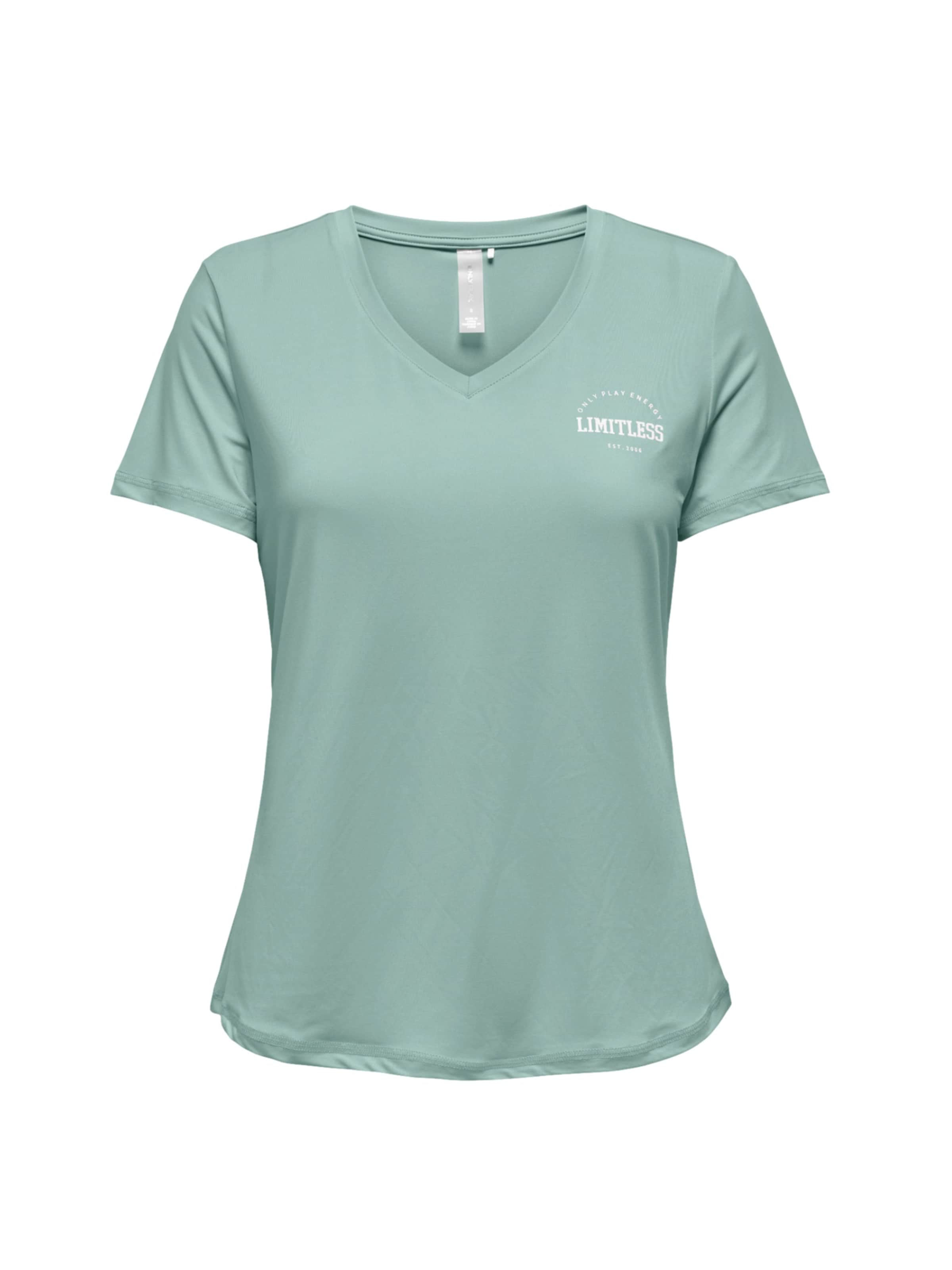 Maglietta 'Save Life' ONLY PLAY di colore verde chiaro, Visualizzazione prodotti