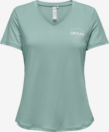 Maglietta 'Save Life' di ONLY PLAY in verde: frontale