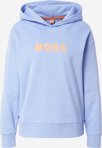 BOSS Sweatshirt 'Edelight' in Blue: front