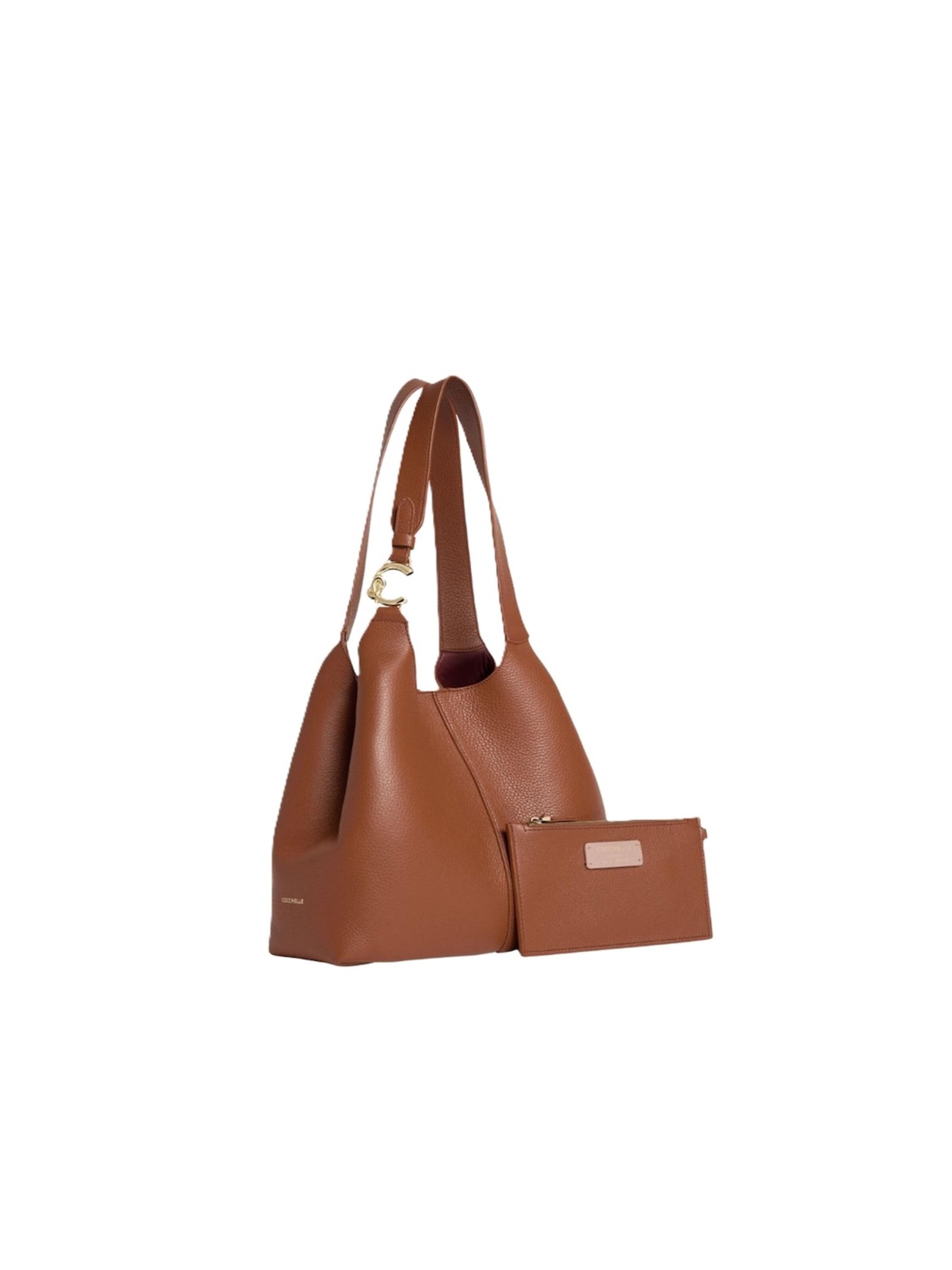 Coccinelle Shoulder Bag 'E1SHA110201' in Brown: front