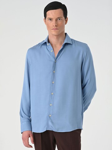 Antioch Regular fit Overhemd in Blauw: voorkant