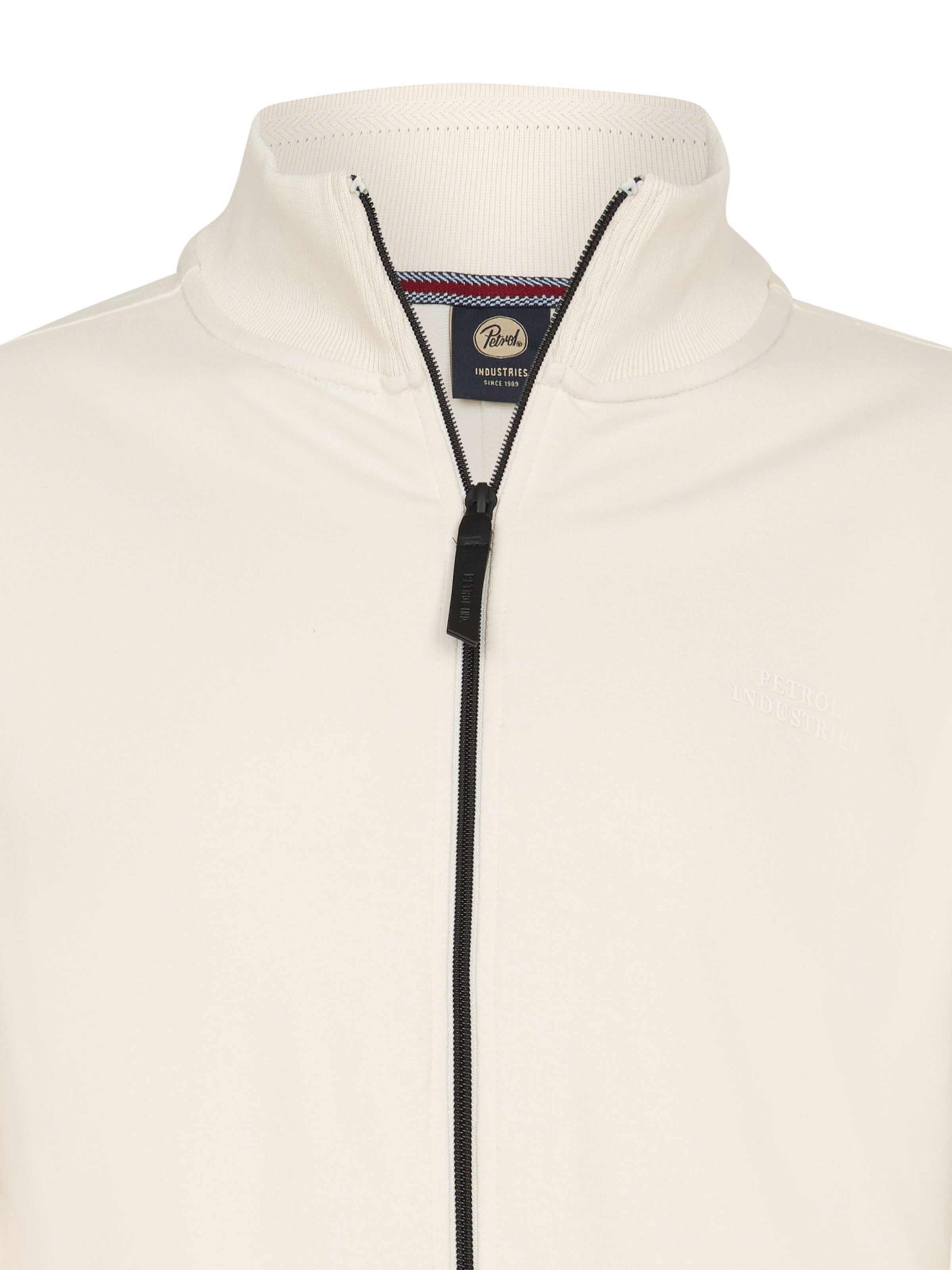 Petrol Industries Кофта на молнии в Белый