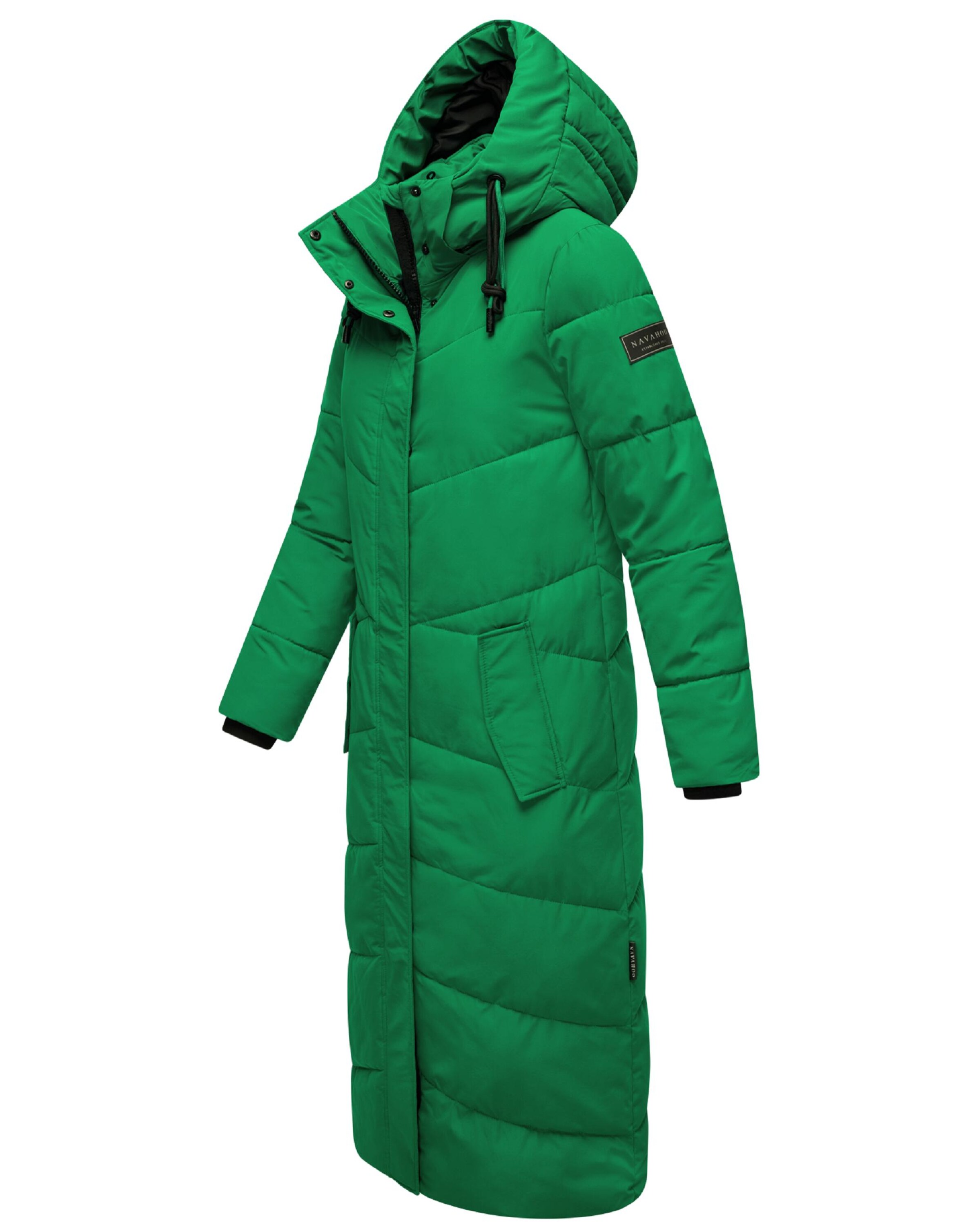 NAVAHOO Wintermantel 'Hingucker XIV' in Groen