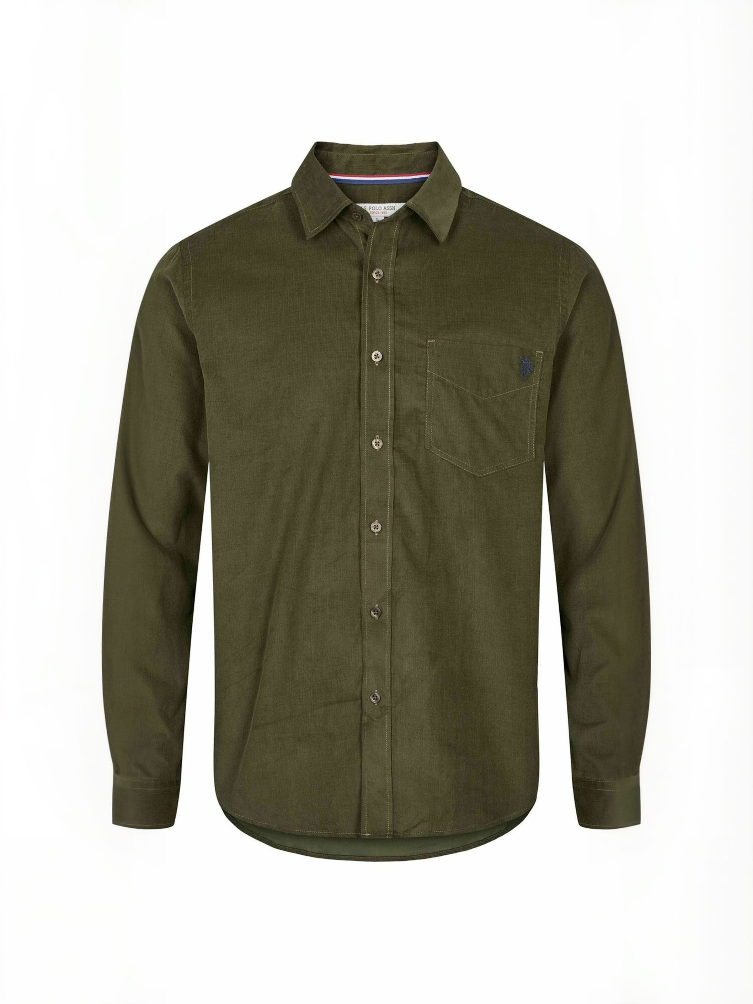 Tricou ' UMDaren ' de la U.S. POLO ASSN. pe verde: față