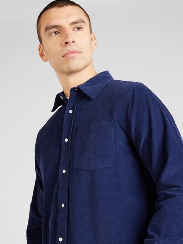 Coupe regular Chemise AÉROPOSTALE en bleu