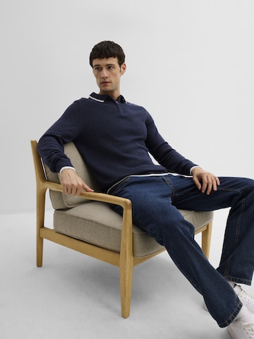 bonprix Sweter w kolorze niebieski
