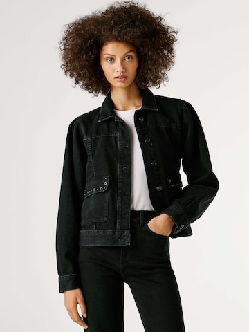 Pepe Jeans Tussenjas 'SUNNY BLK' in Zwart: voorkant