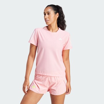 ADIDAS PERFORMANCE Performance shirt 'Own The Run' in Pink: front