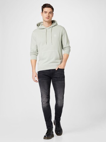 BOSS Sweatshirt 'Wetalk' in Grau