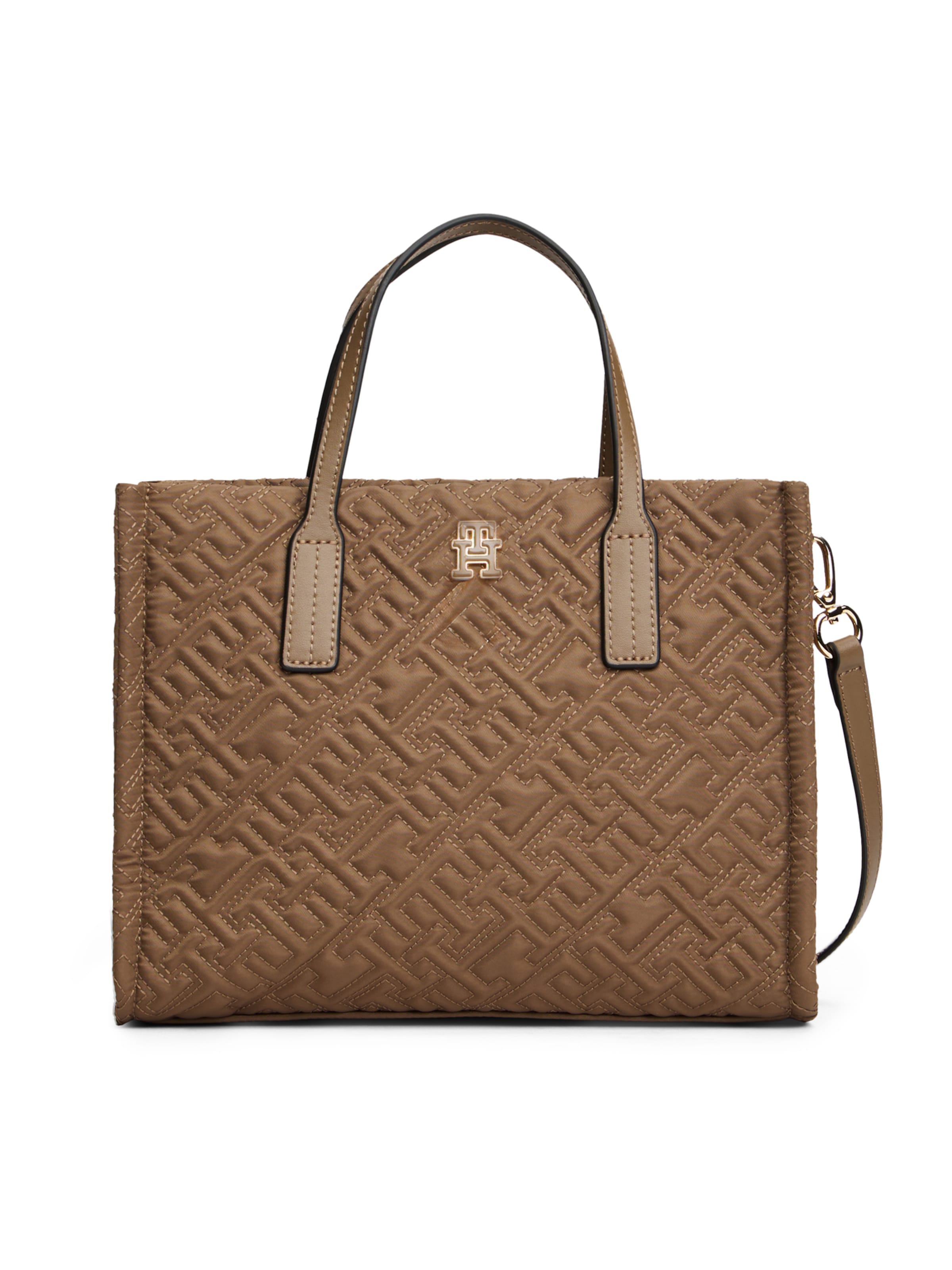 TOMMY HILFIGER Ročna torbica | mokka barva, Prikaz izdelka