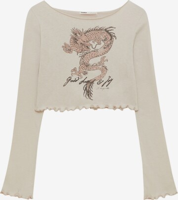 Pull&Bear Skjorte i beige: forside