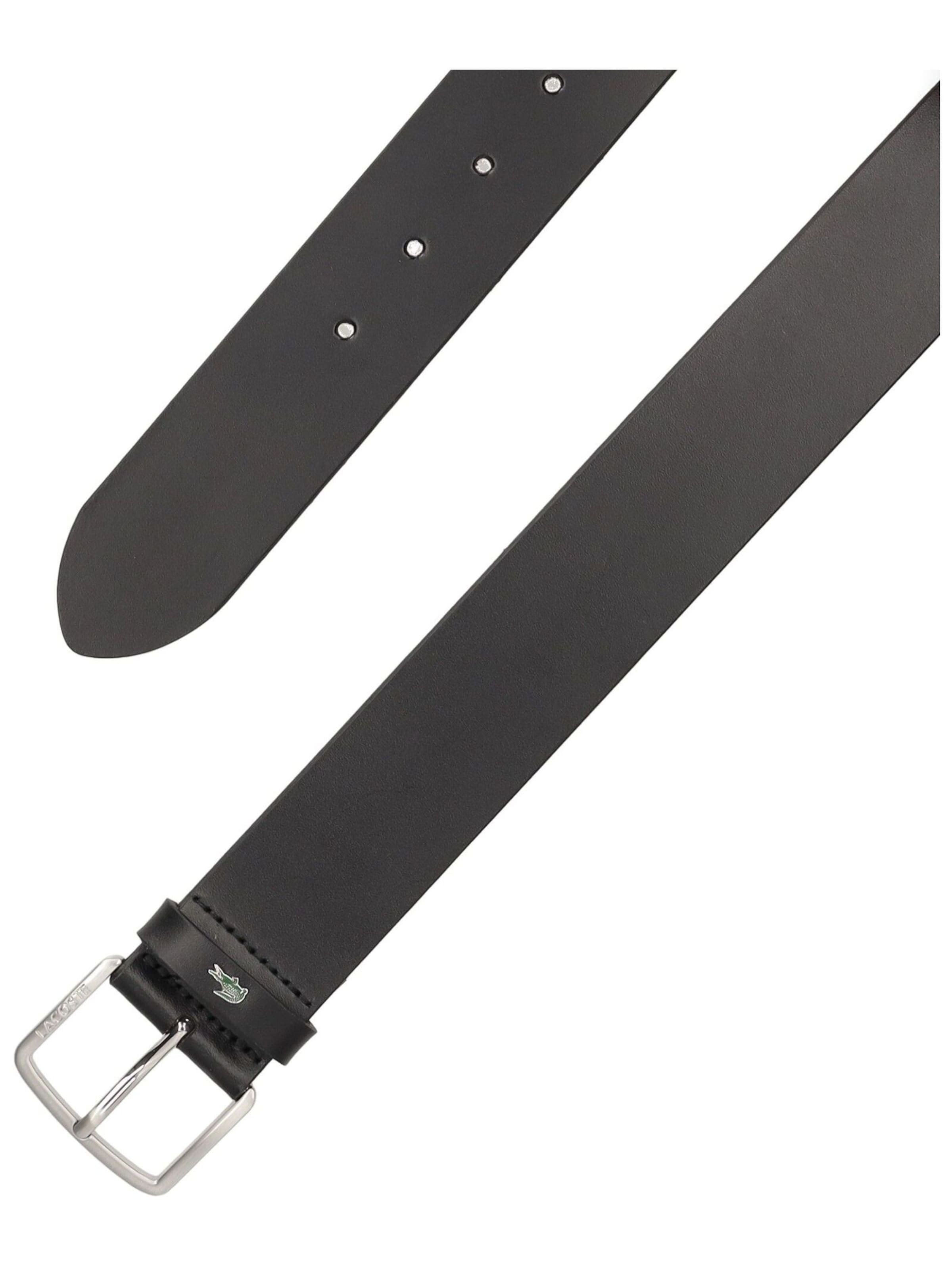 LACOSTE Gürtel in Schwarz