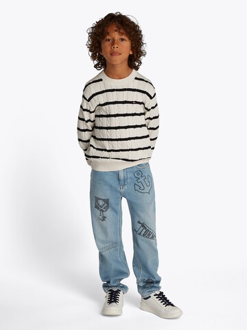 TOMMY HILFIGER Pullover in Weiß: Vorderseite