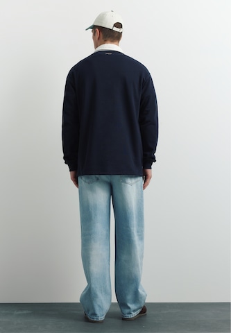 Pull&Bear Mikina - Modrá