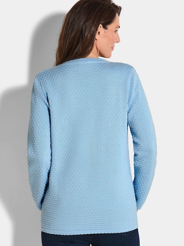 Goldner Gebreid vest in Blauw