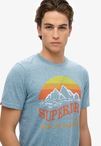 Superdry Shirt in Blauw