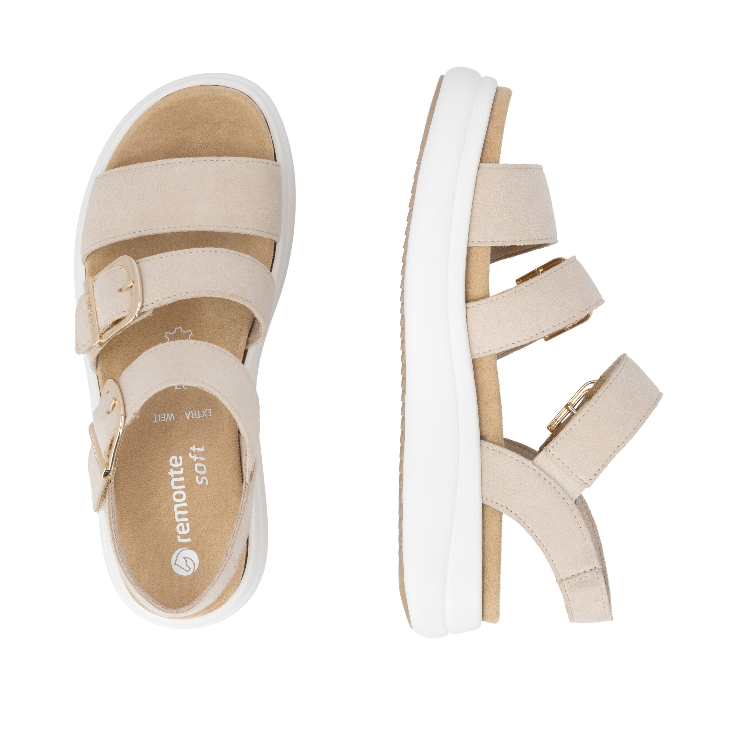 REMONTE Sandals in Beige
