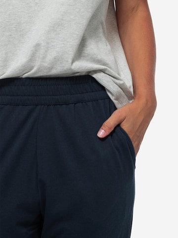 SCHIESSER Pajama 'Organic Cotton' in Blue