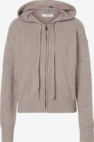 ABOUT YOU Gebreid vest 'Virginia' in Bruin: voorkant