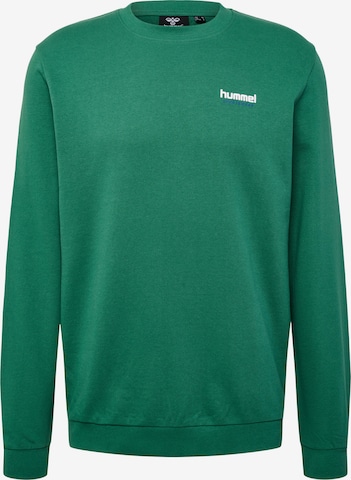 Hummel - Sweatshirt 'Gabe' em verde: frente
