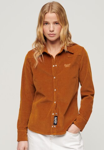 Superdry Blouse in Bruin