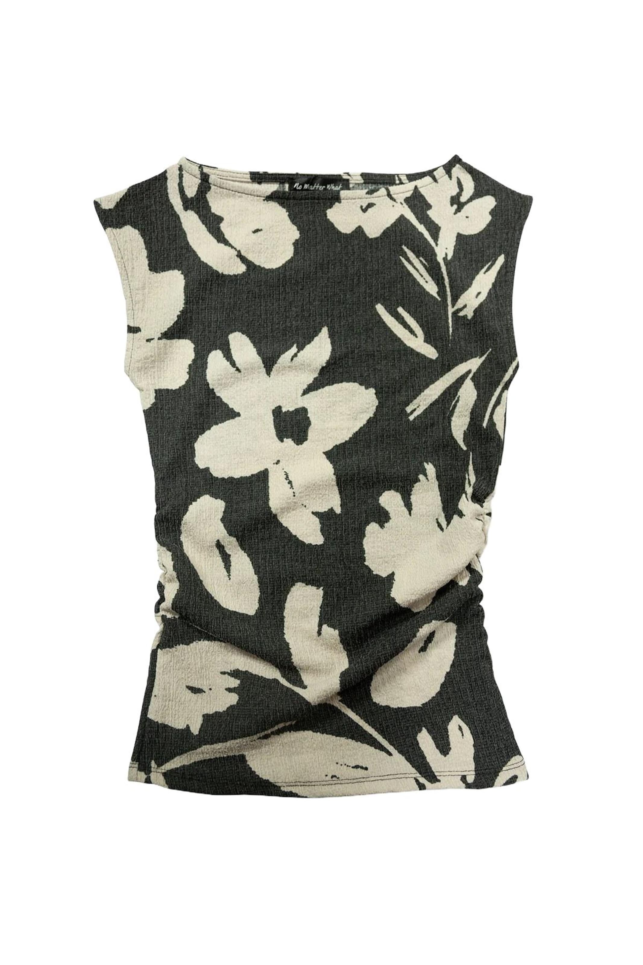 No Matter What Blouse in Grijs: voorkant