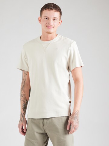 G-STAR T-Shirt 'Nifous' in Beige: Vorderseite
