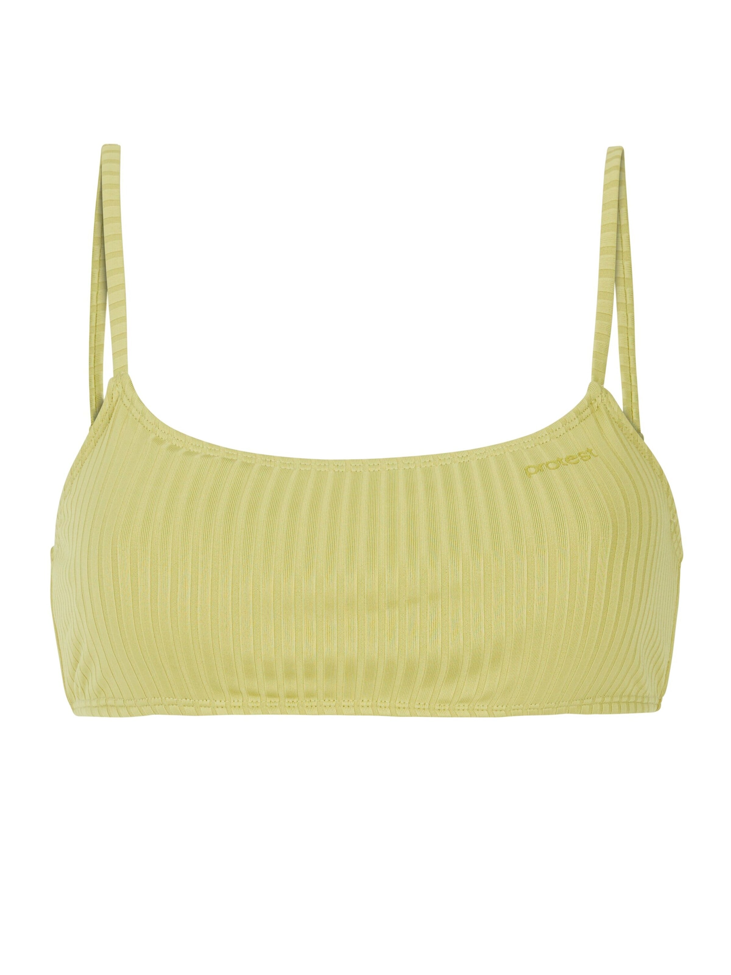 PROTEST Bralette Bikini top 'MIXElif 25' in Green: front