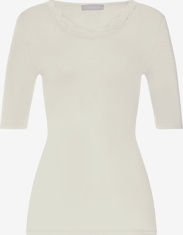 T-shirt ' Woolen Lace ' Hanro en blanc : devant
