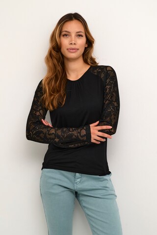 CULTURE Shirt in Black: front