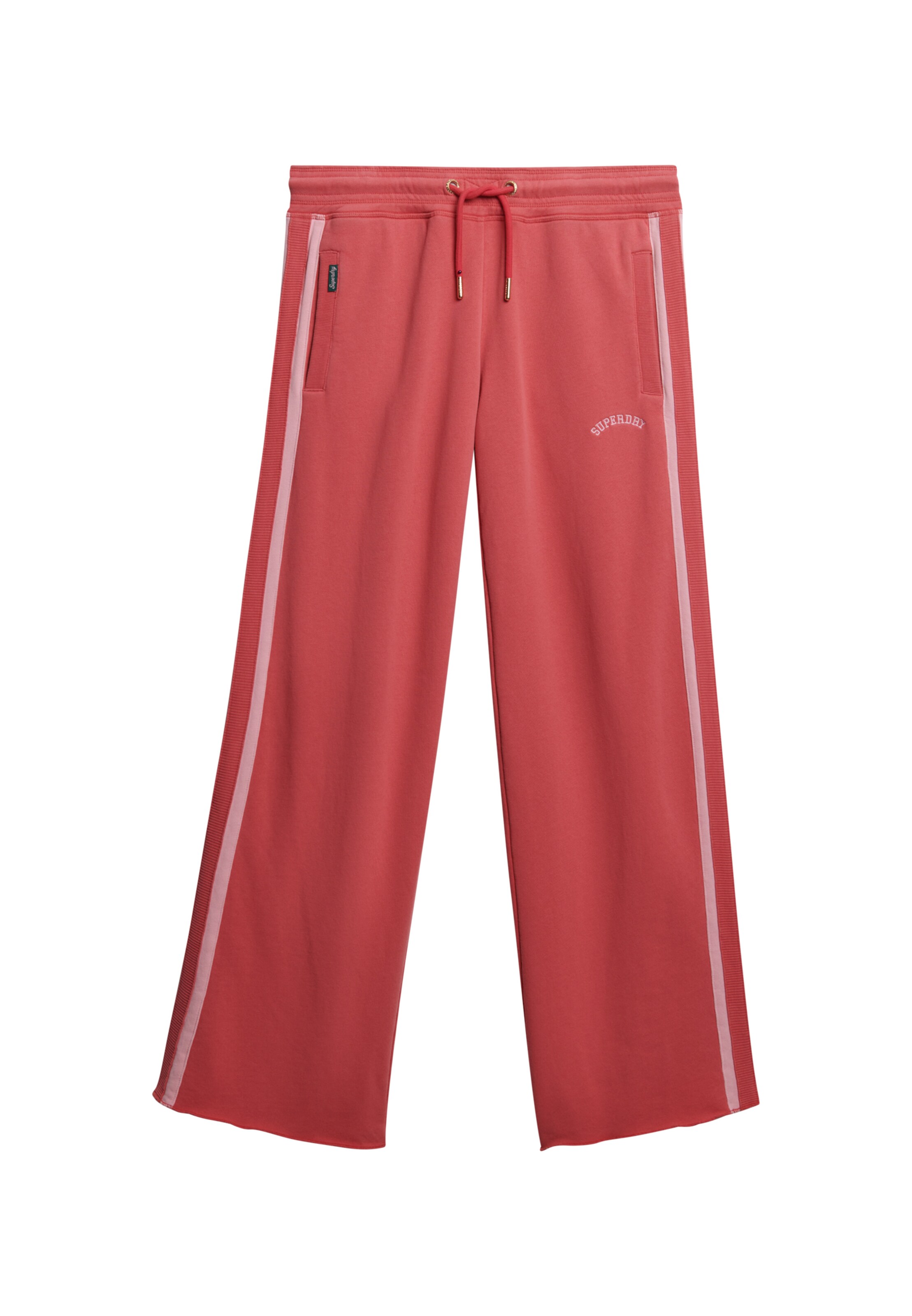 Loosefit Pantalon Superdry en rose : devant