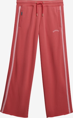 Superdry Loosefit Hose in Pink: Vorderseite
