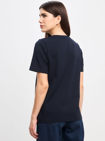 T-shirt CAT by Maniita Lacitta en bleu