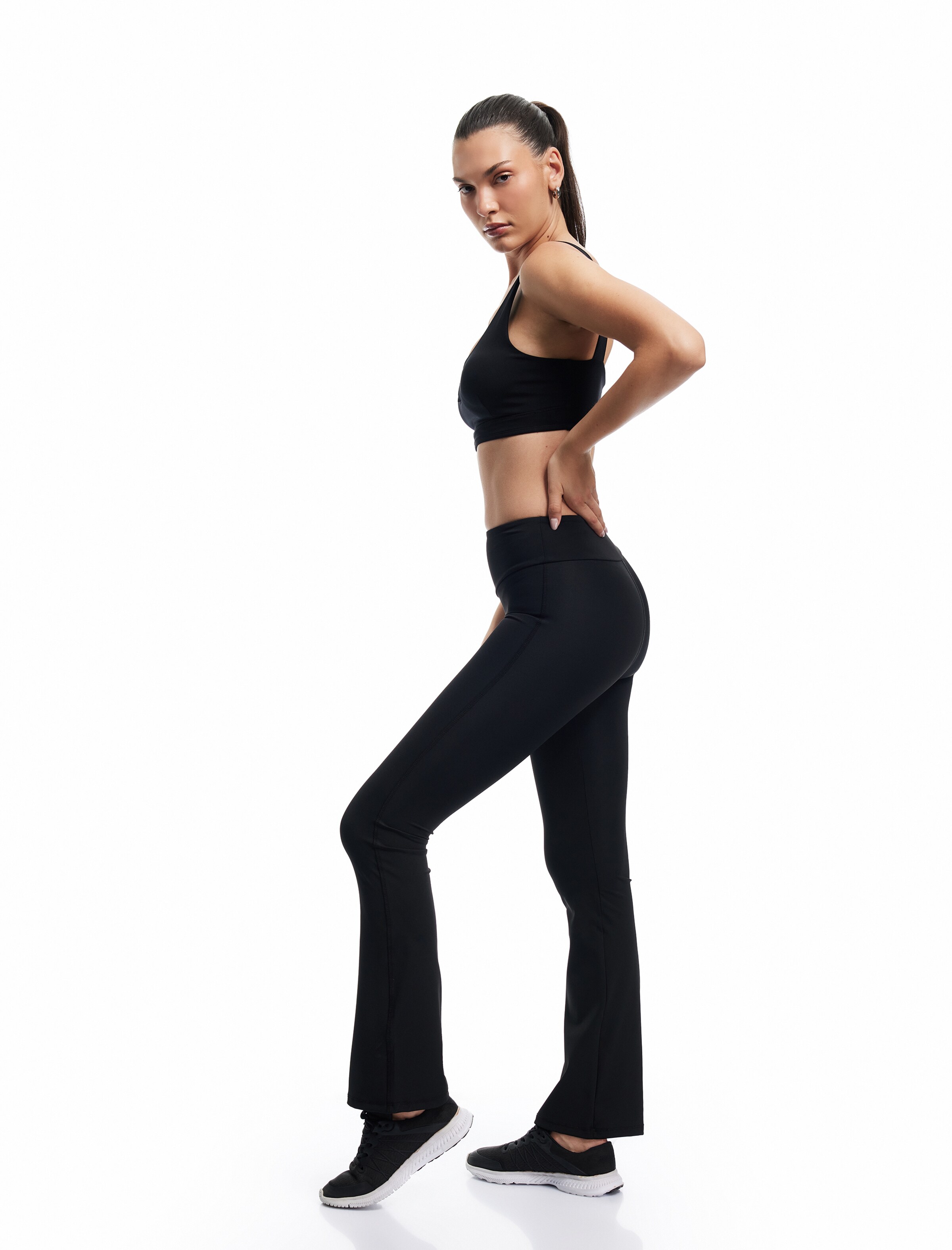 Koton Flared Leggings in Zwart