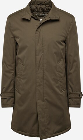 Bruun & Stengade Демисезонное пальто 'Bedford' в Зеленый: спереди