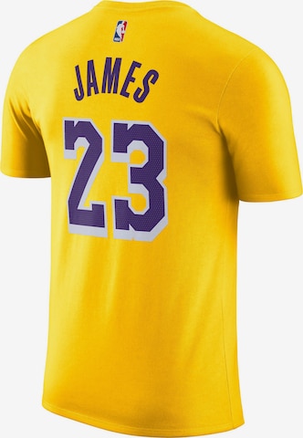 NIKE T-Shirt 'LeBron James Los Angeles Lakers' in Gelb