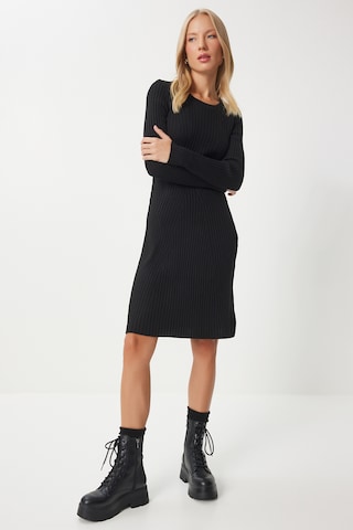 Happiness İstanbul Strikkjole i sort