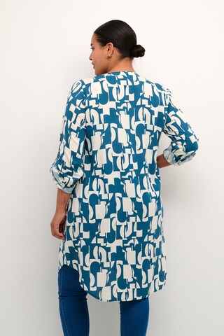 KAFFE CURVE Tuniek 'Maran' in Blauw