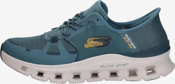 SKECHERS Platform trainers 'Slip-Ins: Glide-Step Pro' in Blue: front