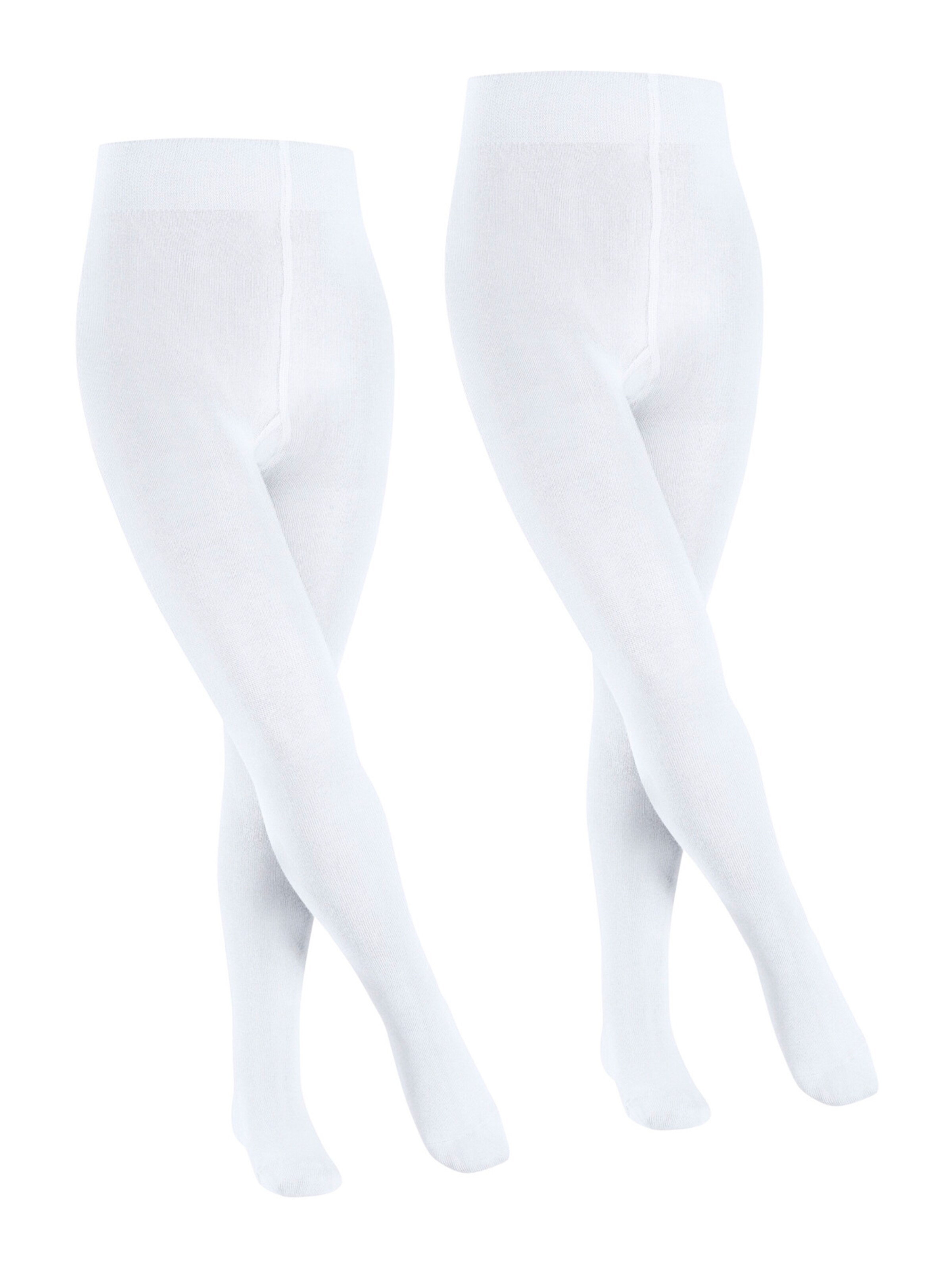 FALKE Hlačne nogavice | bela barva: sprednja stran