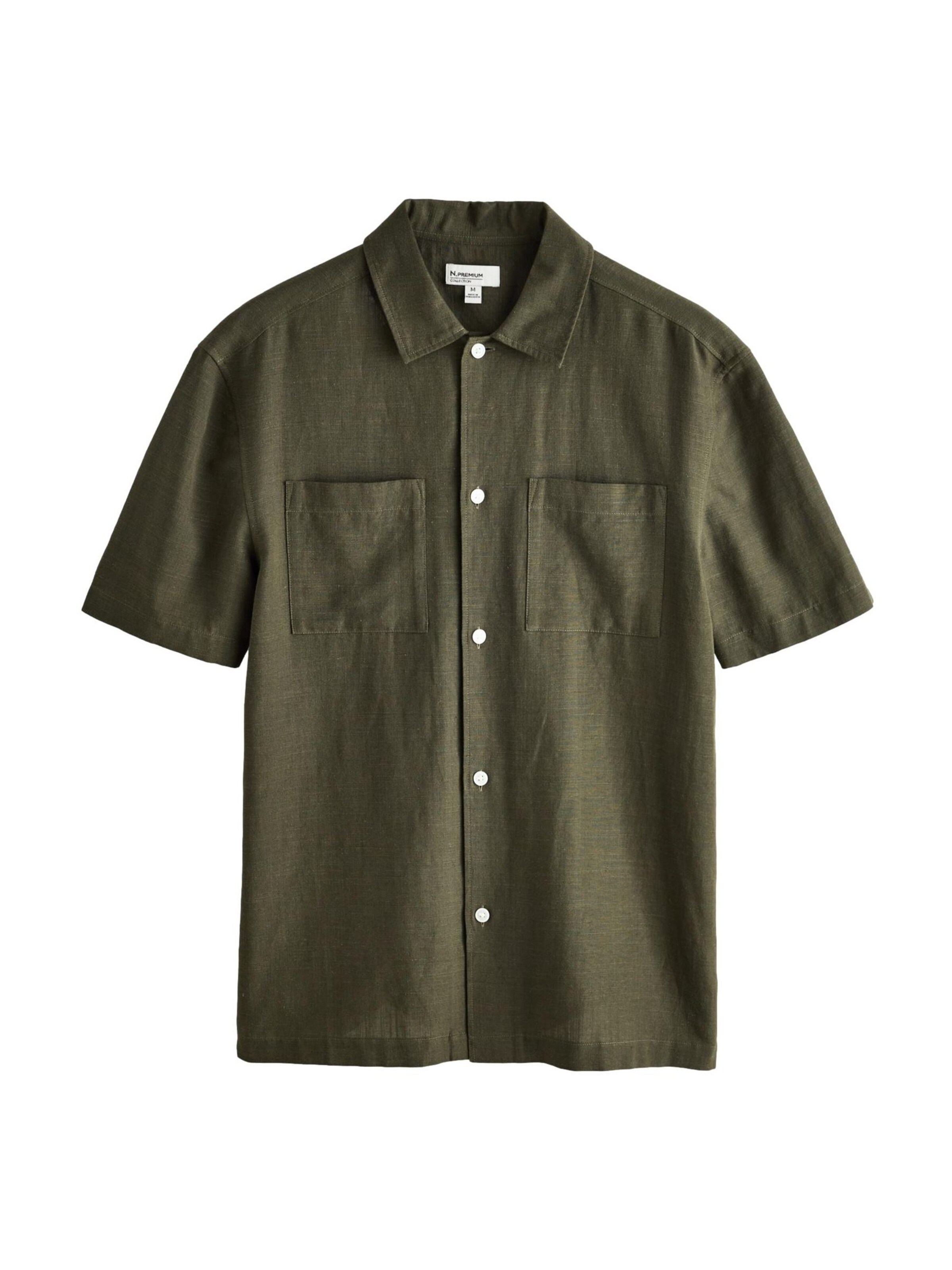 Next Рубашка в Зеленый: спереди