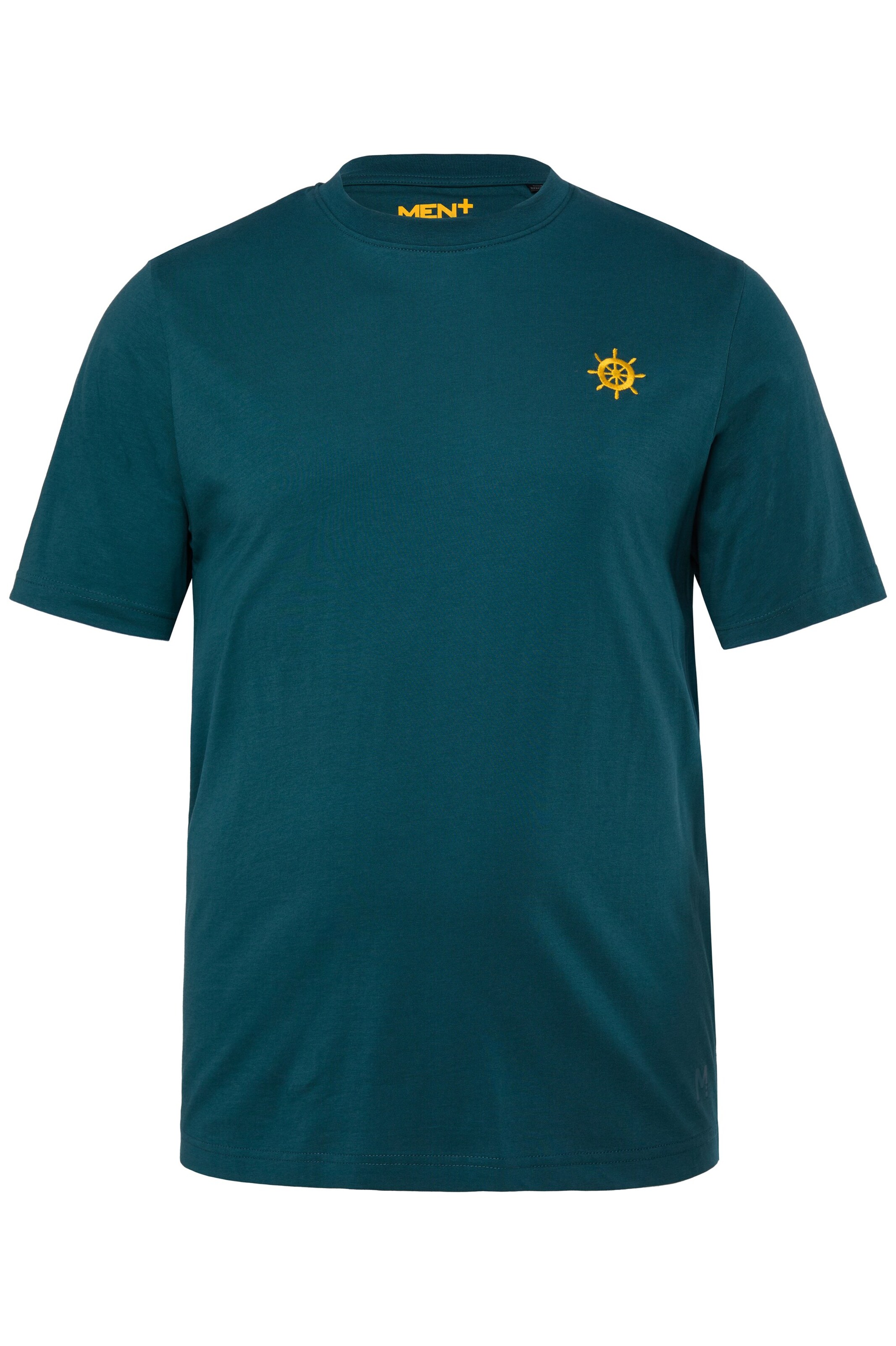 Men Plus Shirt in Green: front